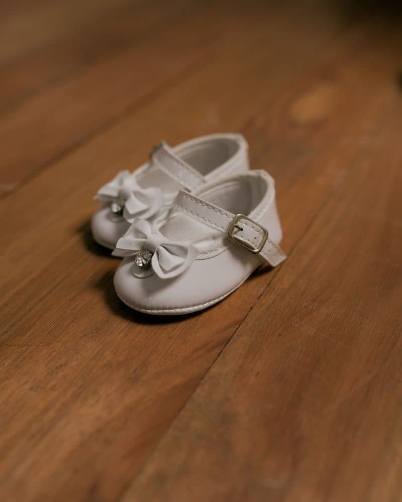 Ballerines bébé à nœud