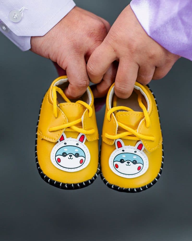 Chaussons premiers pas lapin